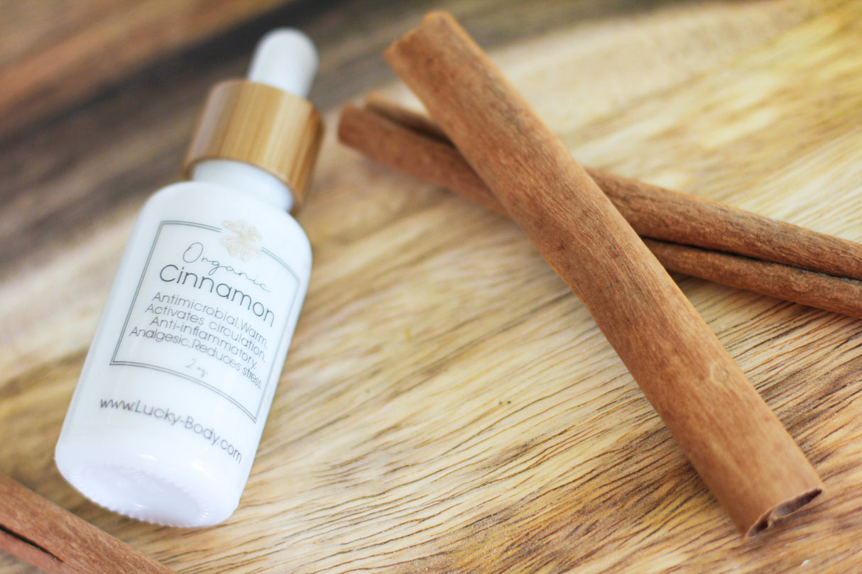 Cinnamon Essential Oil- Glass Bottle -Organic 1 oz