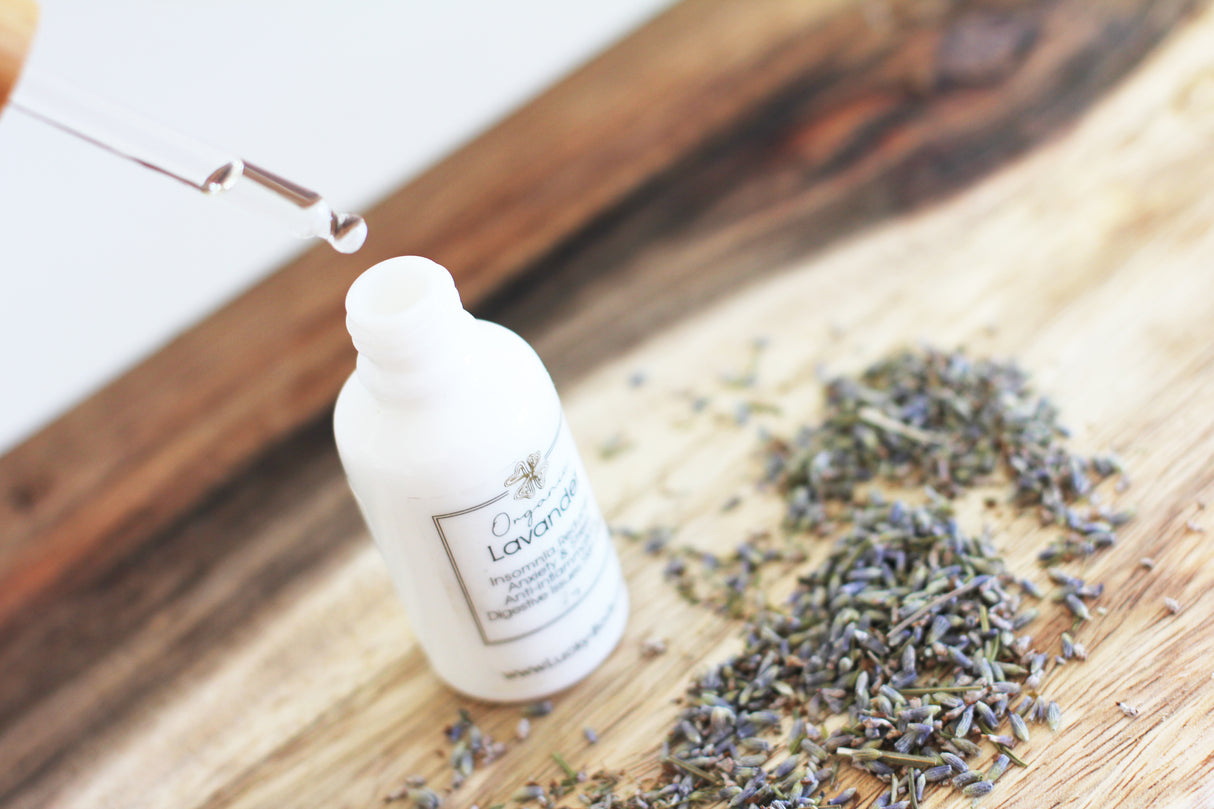 Aceite esencial de lavanda orgánico, 1 oz