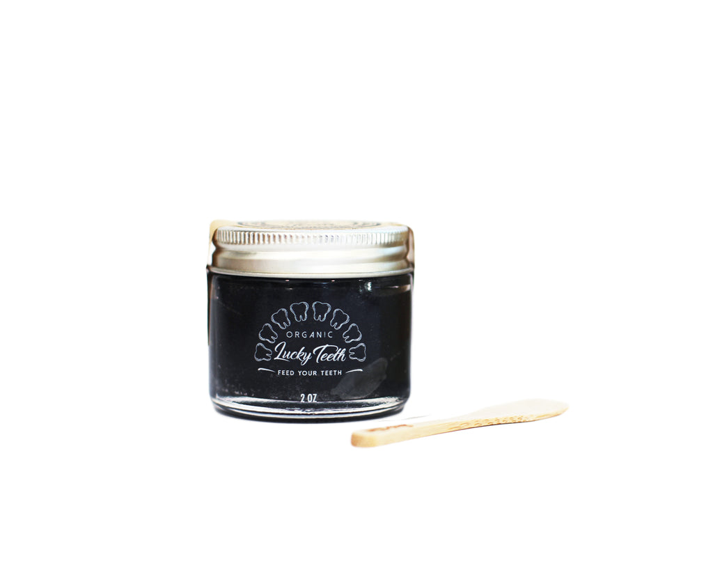 Organic Charcoal Toothpaste XTRA Whitening in Glass Jar