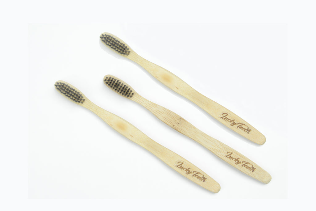 Bamboo Toothbrush Charcoal Bristles