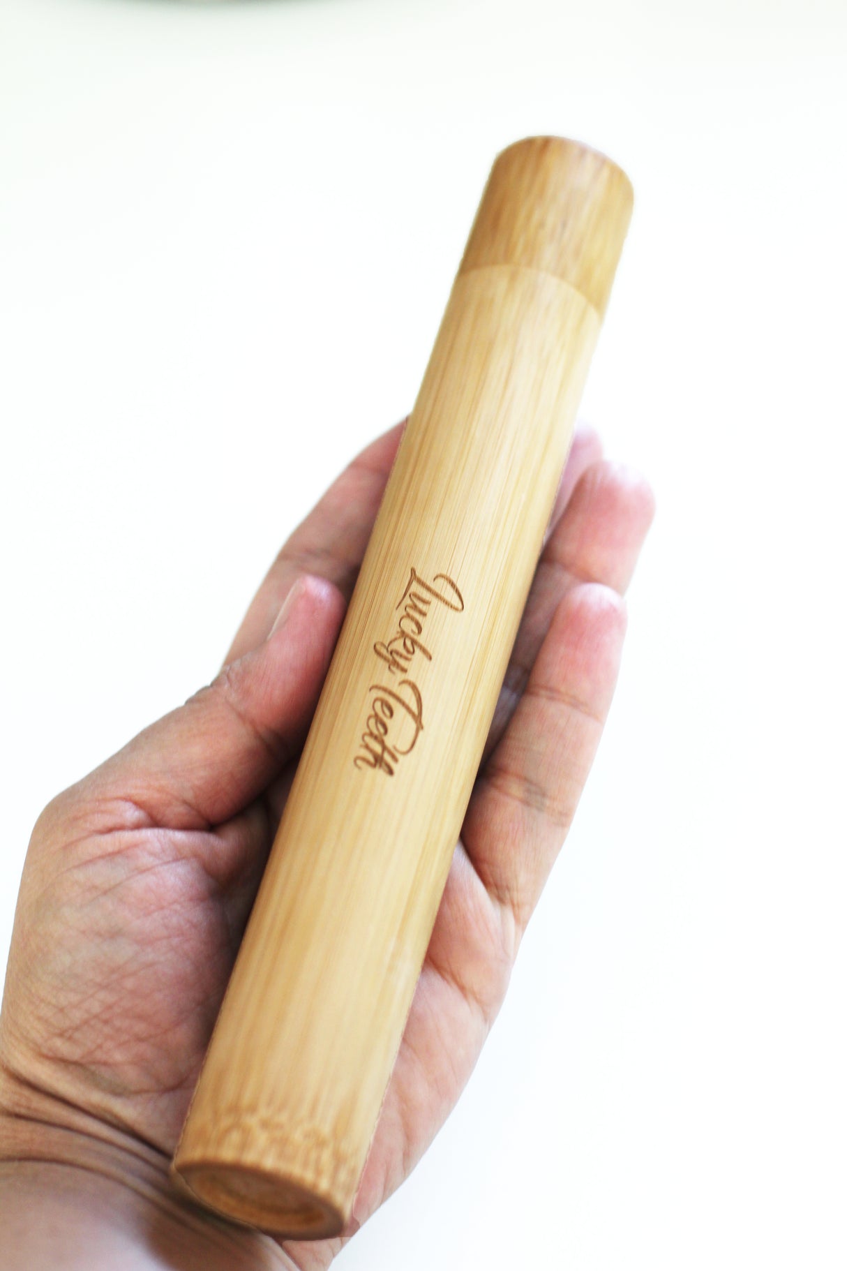 Organic Bamboo Toothbrush Travel & Storage Case