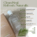 Organic Whitening Mouthwash - Teeth Whitening Mouthwash.