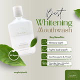Organic Whitening Mouthwash - Teeth Whitening Mouthwash.