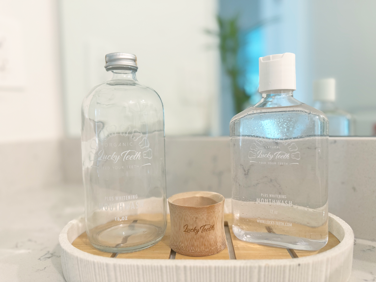 Organic Whitening Mouthwash - Teeth Whitening Mouthwash.