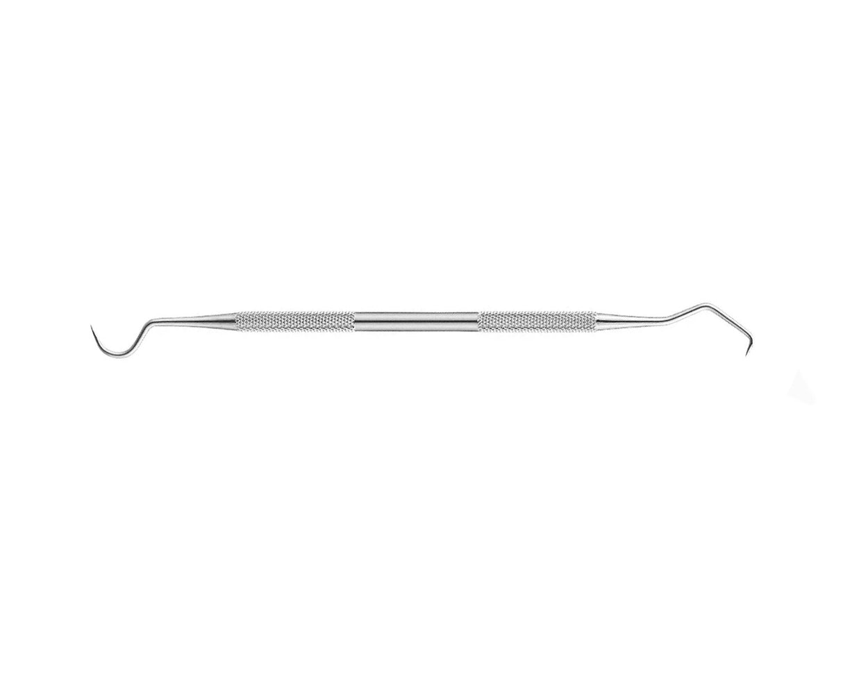 Double-ended Tooth Scaler for Teeth Observation / Cleaning - Stainless Steel.