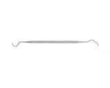 Double-ended Tooth Scaler for Teeth Observation / Cleaning - Stainless Steel.