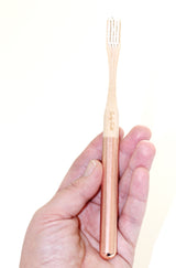 Replaceable Bamboo Toothbrush Copper Handle