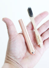 Replaceable Bamboo Toothbrush Copper Handle