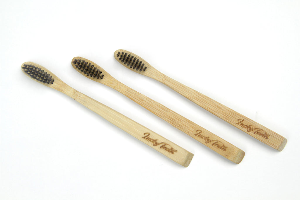 KIDS Bamboo Charcoal Toothbrush - Soft Bristles, BPA & Phthalates Free