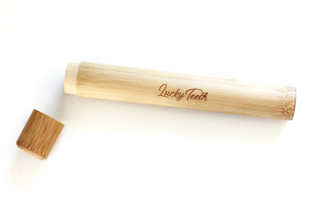 Bamboo Toothbrush Travel Case