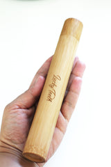 Organic Bamboo Toothbrush Travel & Storage Case