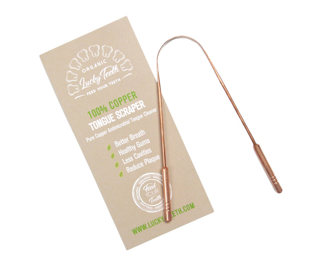 Pure Copper Tongue Scraper